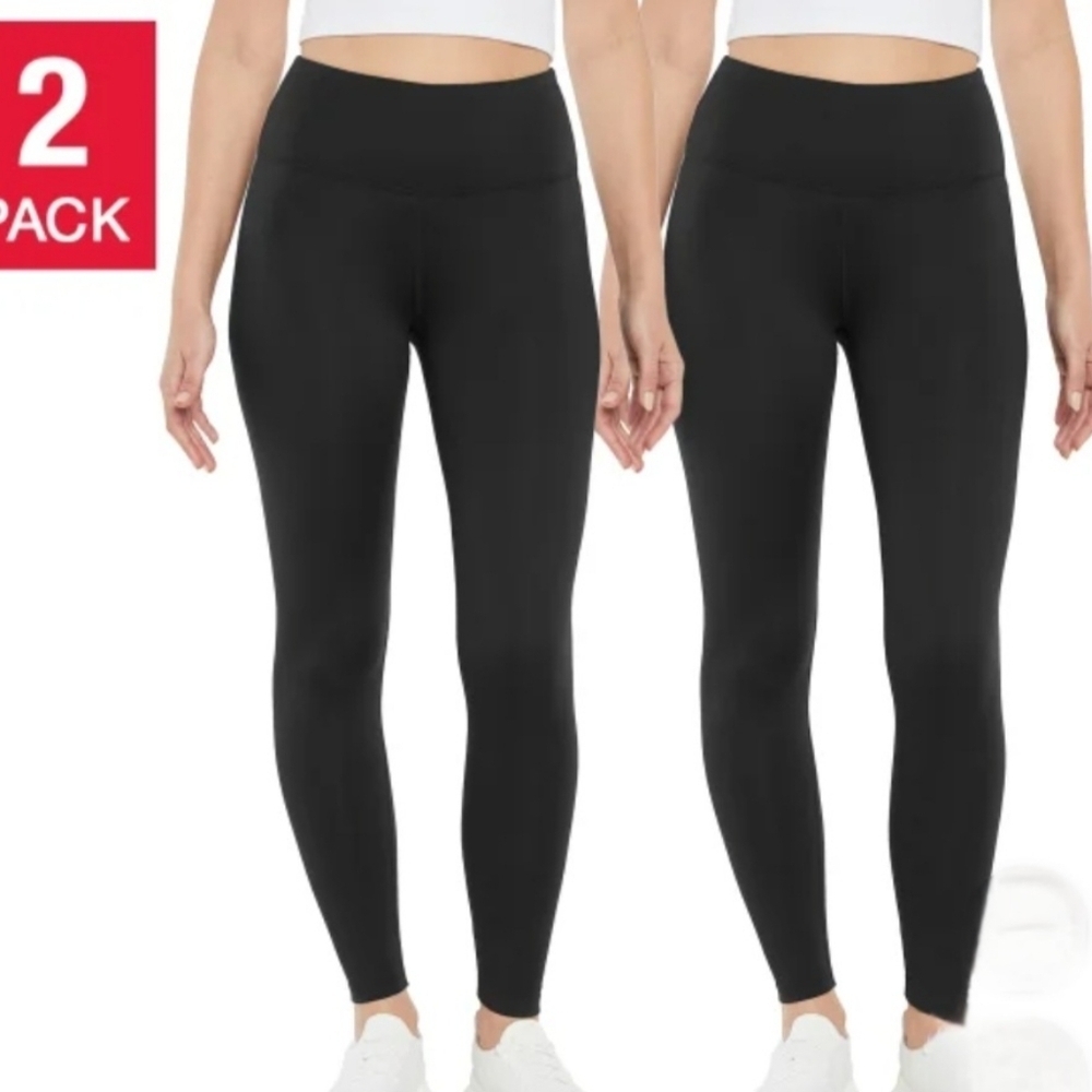 New! Gap Leggings 2 Pack Size XS Black Mid Rise Stretch Pants
